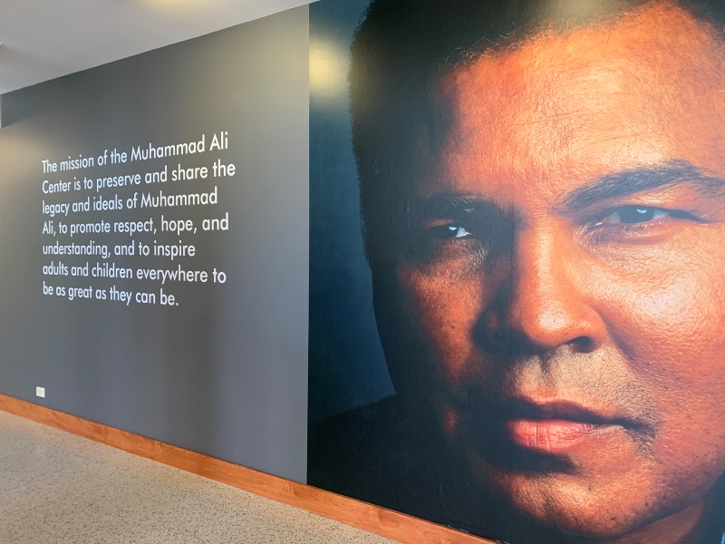 Muhammed Ali Center Wall Mural