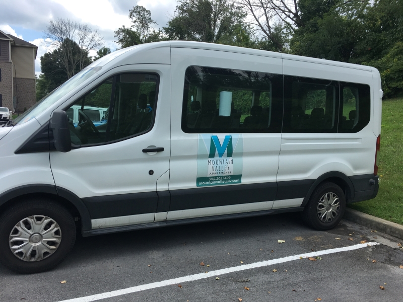 Mountain Valley Apartments Van Wrap