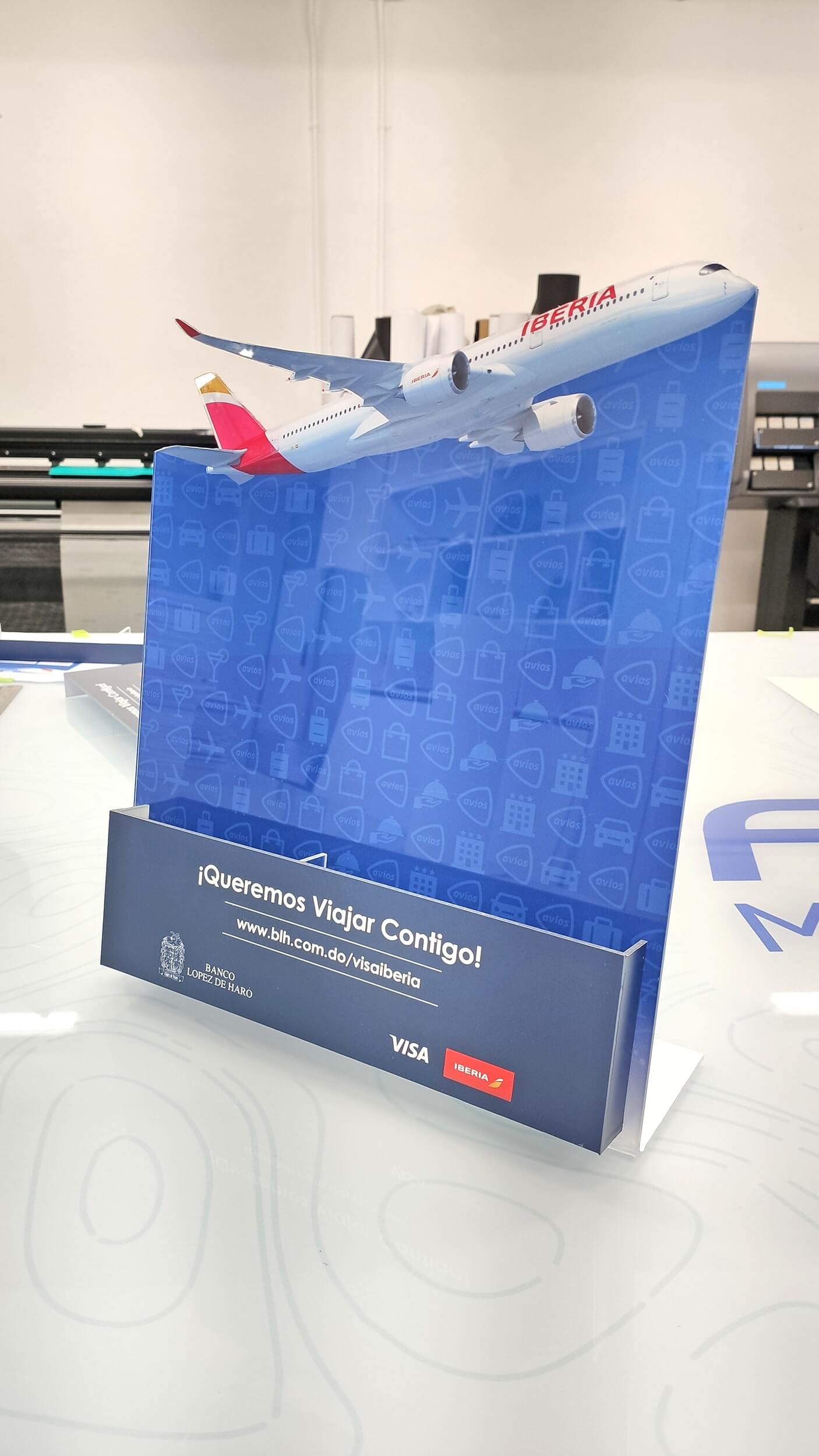 Point of Sale Iberia sign