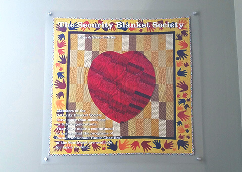 Ronald McDonald House Charities wall mounted graphics
