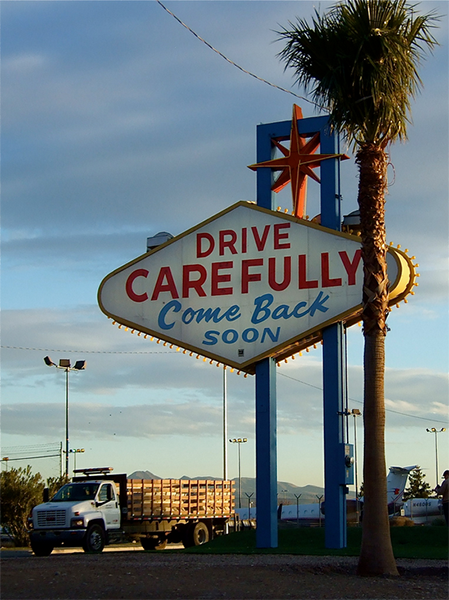 Iconic welcome to Las Vegas Signage