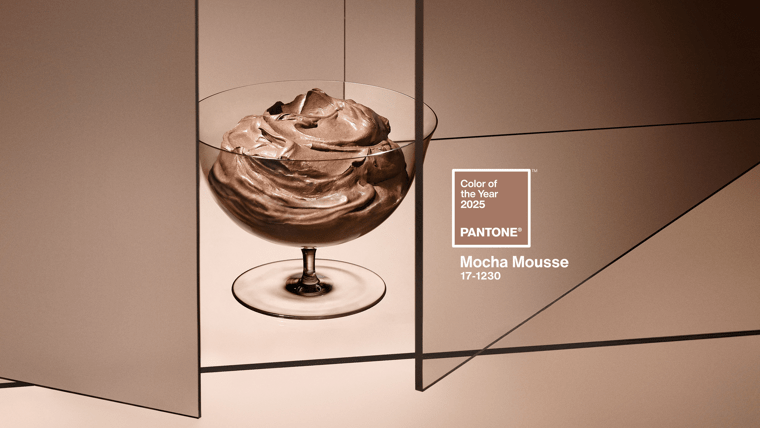 2025 - Pantone 17-1230 Mocha Mousse